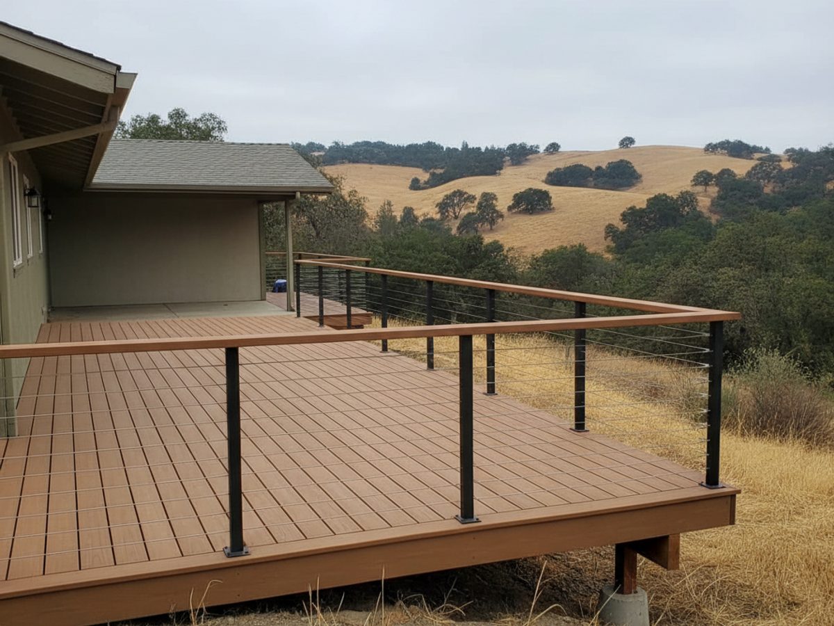 Composite Decking Installation completed by Elite Deck Solutions in Ontario, CA