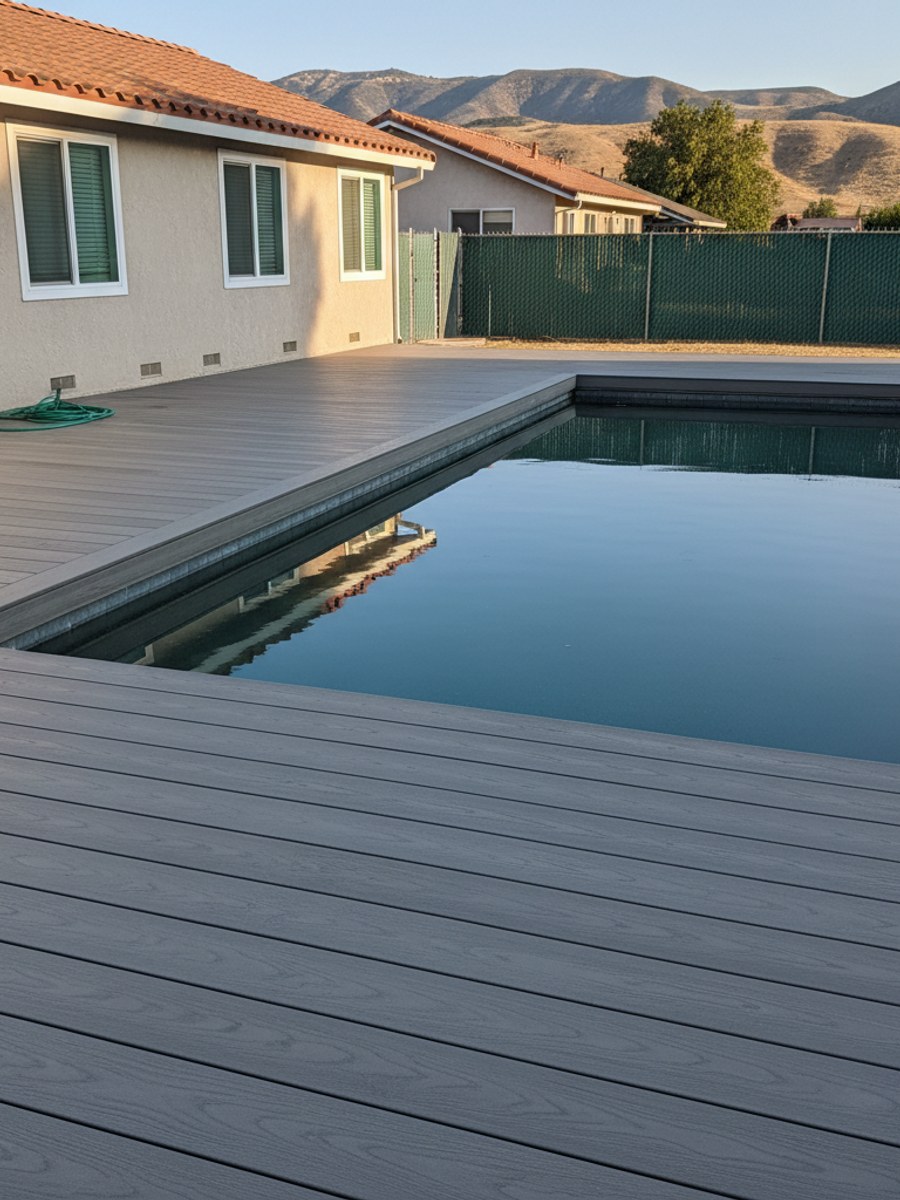 Deck Resurfacing completed by Elite Deck Solutions in Moreno Valley, CA